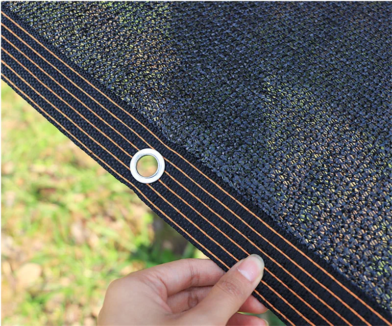 Sunshade Net Various Size HDPE Shade With Hang Hole For Camping Garden Greenhouse Car Roof Shade Cover Awning