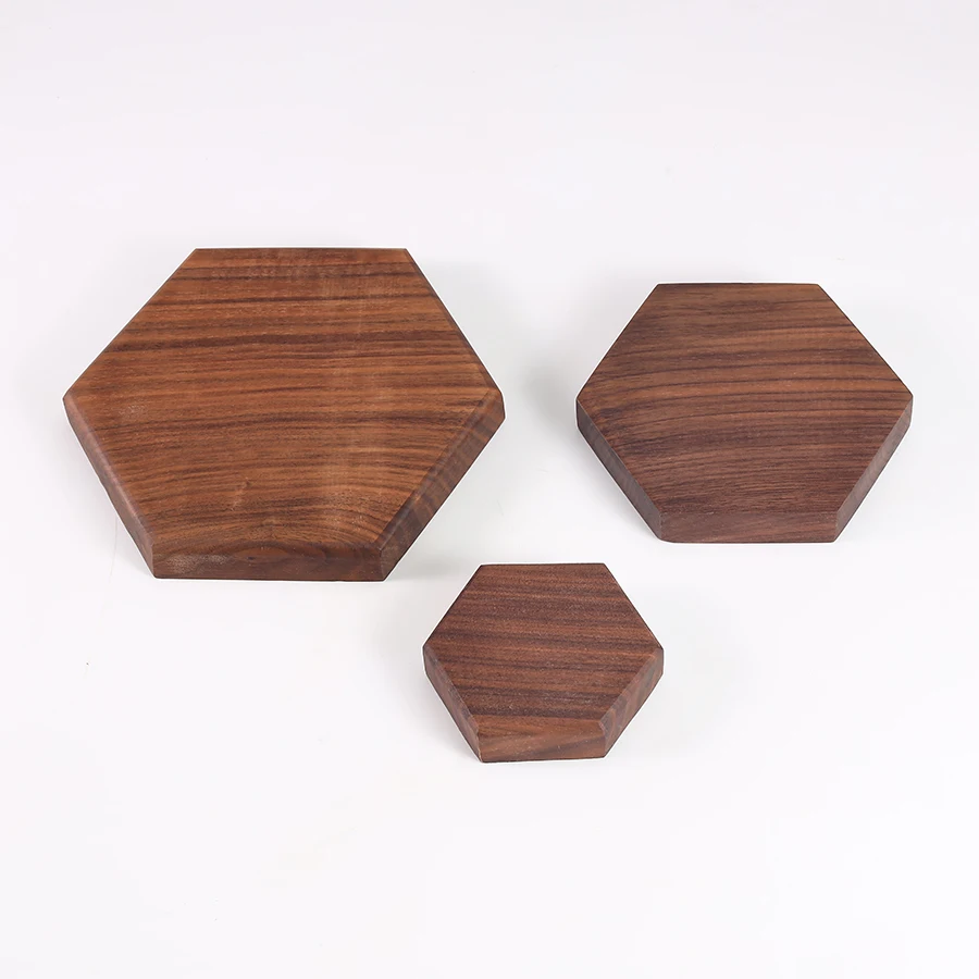 Walnut and Beech Wood Display Gift Base, Handmade Doll Display Stand, Simple Jewelry Tray, Cosmetics Organizer ,Jewelery Holder
