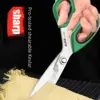 LAOA Household Scissors Fabric Leather Paper Multi-purpose Stainless Steel Tailoring Scissors 2