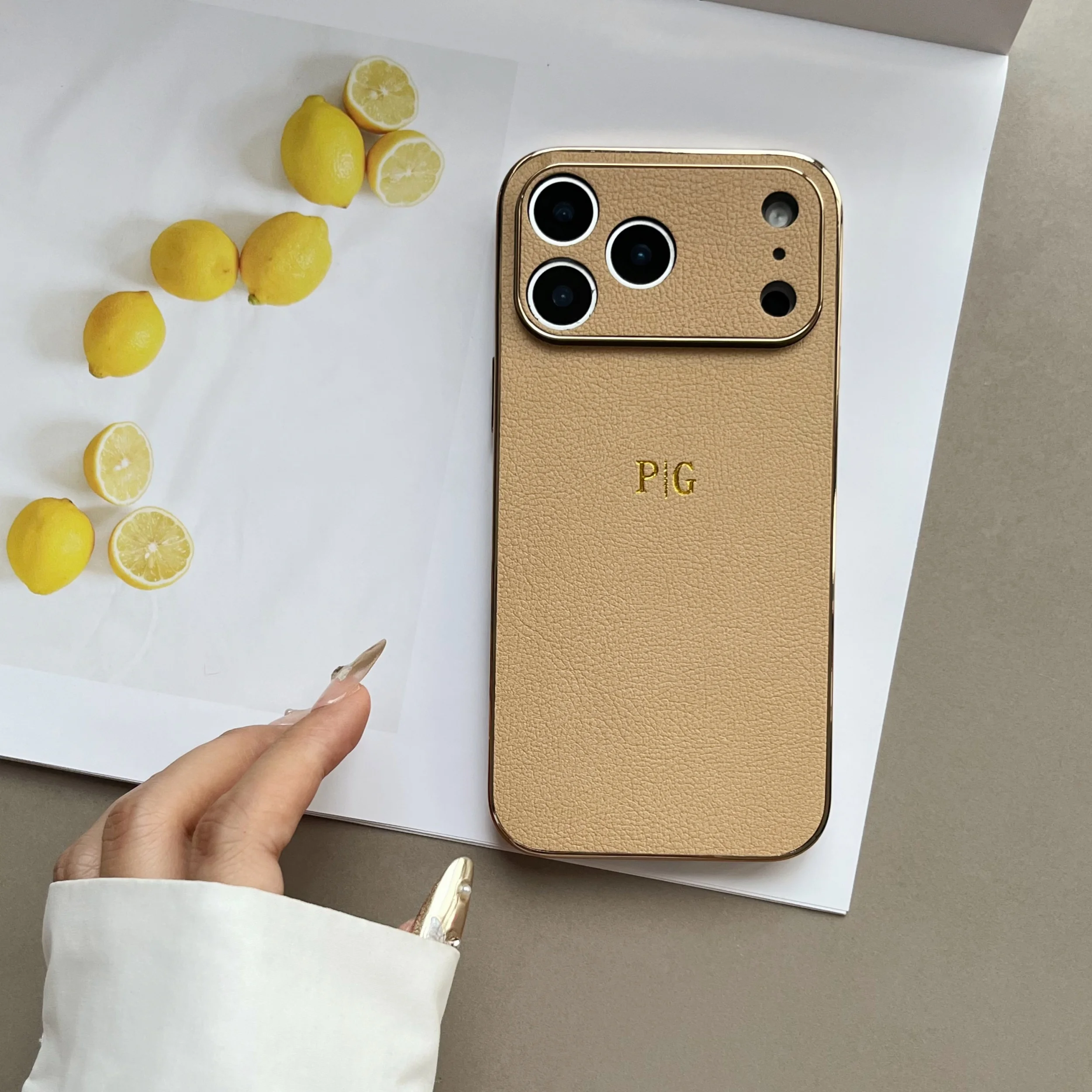 Luxury Faux Leather Plating Phone Case For iPhone 17 16 thumbnail 3