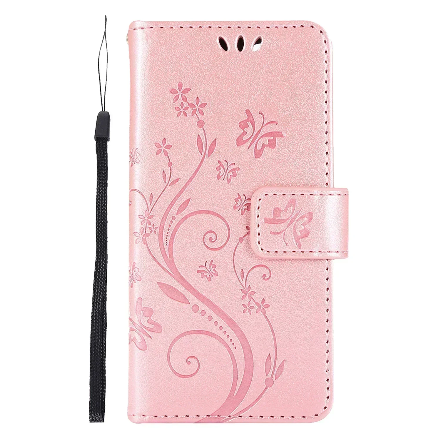 Stylish Wallet Flip Phone Case - Premium Protective Cover with Card Slots and Magnetic Closure
