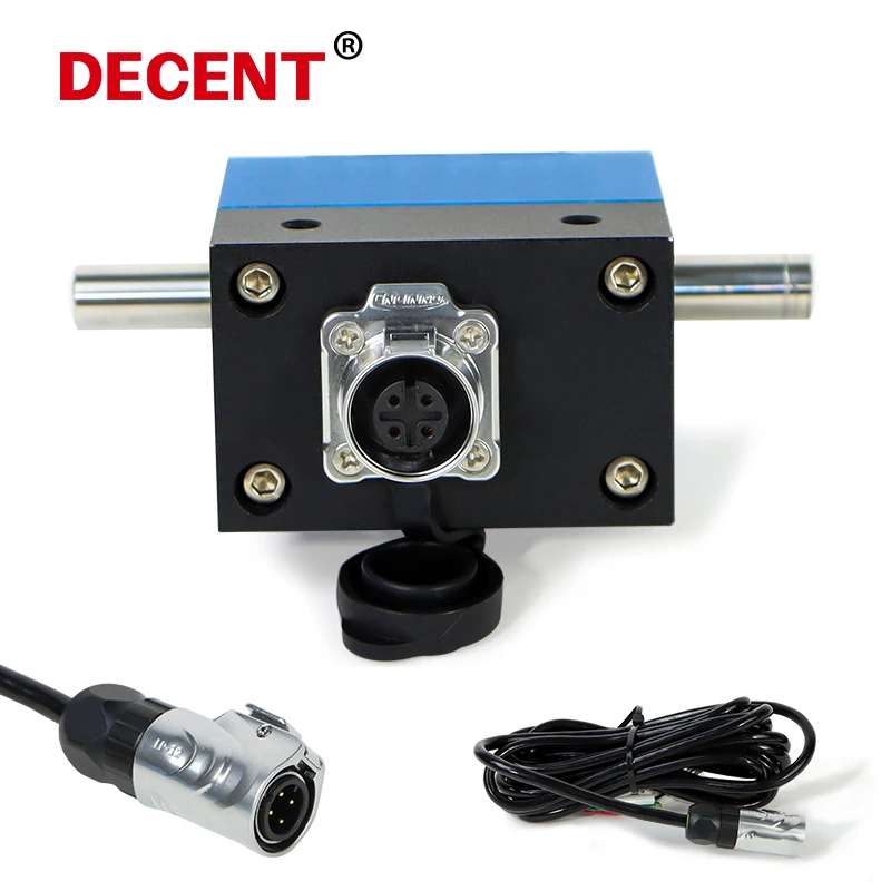 

DYN-205 3Nm 5Nm high accuracy contact dynamic torque meter tester astandard speed slip ring rotary Rotating Torque Sensors