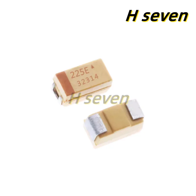 

Танталовый конденсатор 1206 SMD, 10 шт., 3216 А, тип 25 в, 2,2 мкФ ± 10%, TAJA225K025RNJ 225E