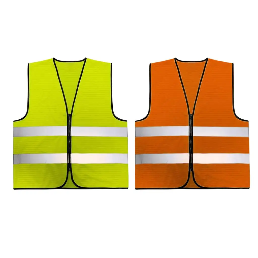 

Reflective Safety Mesh Breathable Anti with Pockets And Zipper