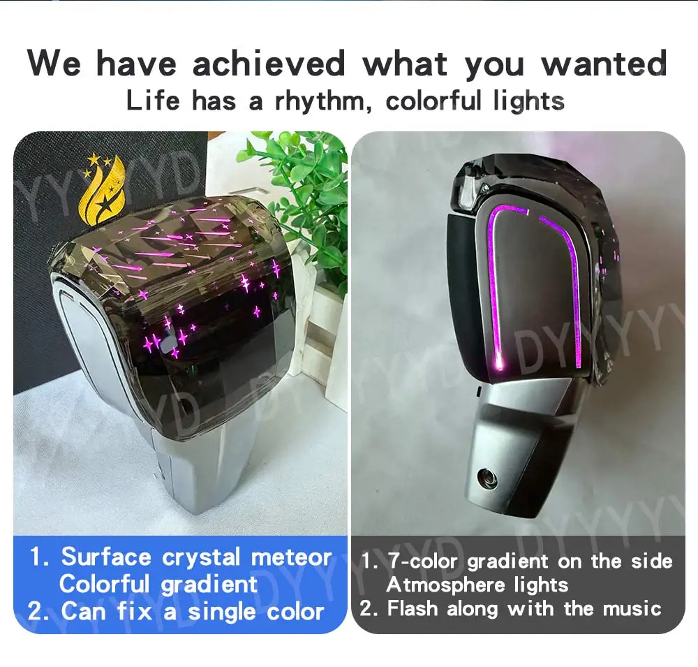 Gear Shift Knob For Mitsubishi OUTLANDER ASX EX l200 2022 Car Automatic Leather