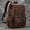 2025 New Arrivals Leather Backpack For Men Male Genuine Leather Laptop Travel Backpack 17 Inch Daypack Shoold Bag Men Male Large 1