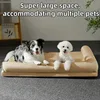 Dog Cat Nest Pet Bed All Seasons Scratch Resistant Bite Proof Sleeping Pad Removable Washable Cover for Small Medium Dogs Cats 3