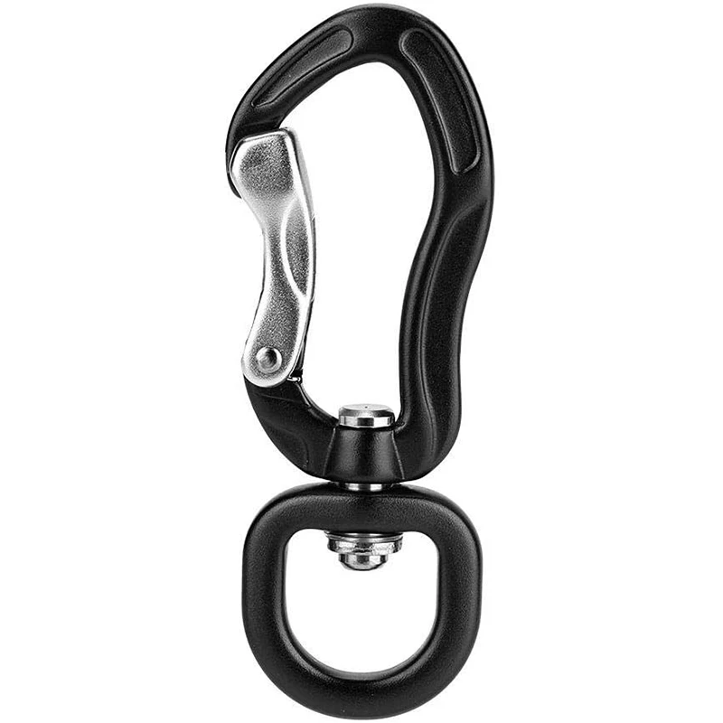 

360° Swivel Rotating Carabiner ClipMultifunctional Aluminium Alloy Carabiner D Buckle for Outdoor Camping Hiking