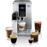 De'Longhi Dinamica LatteCrema Espresso Machine with Automatic Milk Frother for Latte, Cappuccino, Built-in Grinder, Silver 1