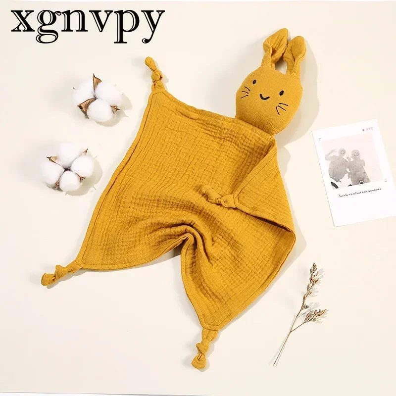 Children's Double Cotton Gauze Cuddle Cute Cat Drool Blanket with Sleeping Comforter Blanket Doll Baby Blanket 3