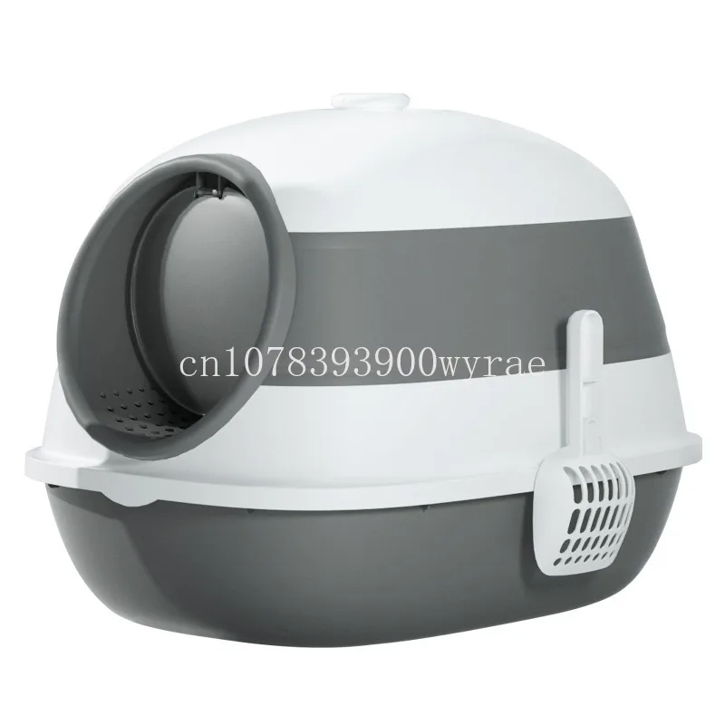 

Deodorization Indoor Litter Box Furniture Enclosed Sandbox Cat Bedpan Pet Toilet Big Leak Proof Cat Bedpan
