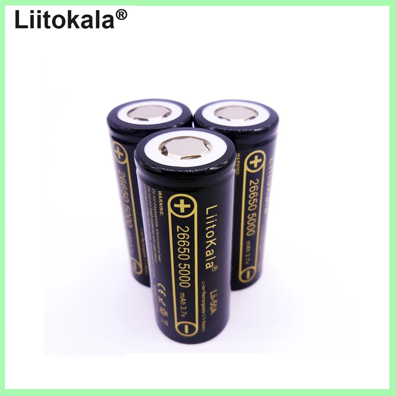 Elétrico, Triciclo, Lii-50 A, 3.7V, 26650, 5000mAh, 26650-50A