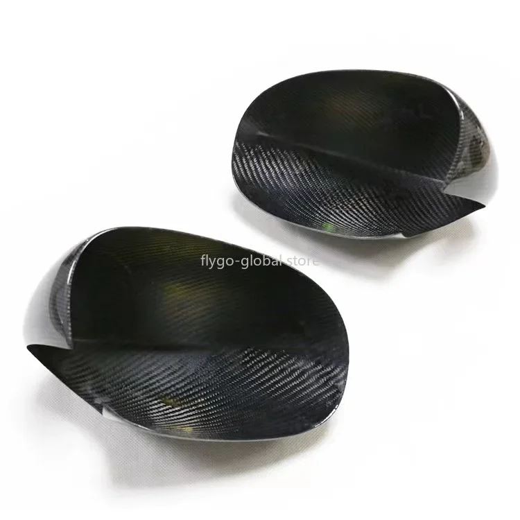 Fit for Dodge Challenger Carbon Fiber Paste Rear View Mirror Shell Rear View Mirror Cover Car Accessories The Black