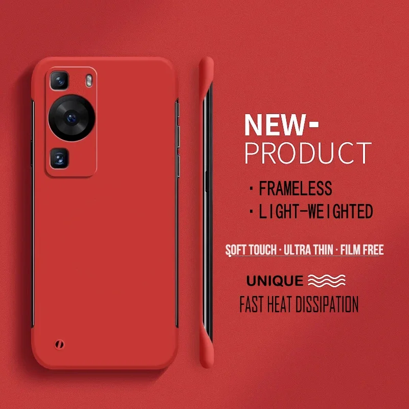 Frameless Matte Hard PC Phone Case and Protective Bumper Cover