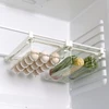 Refrigerator Egg Storage Box Drawer Style Food Fruit Egg Rack Egg Holder Household Plastic Fresh-keeping Box 4