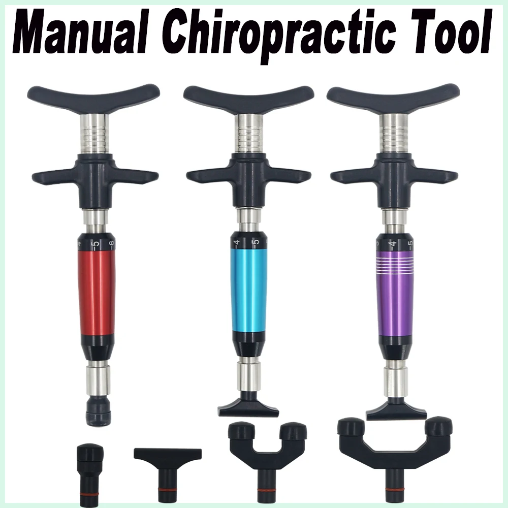 

300N Manual Health Care Chiropractic Adjusting Tools Therapy Spine Correction Body Massager For Improve Joint Pain Massage Gun