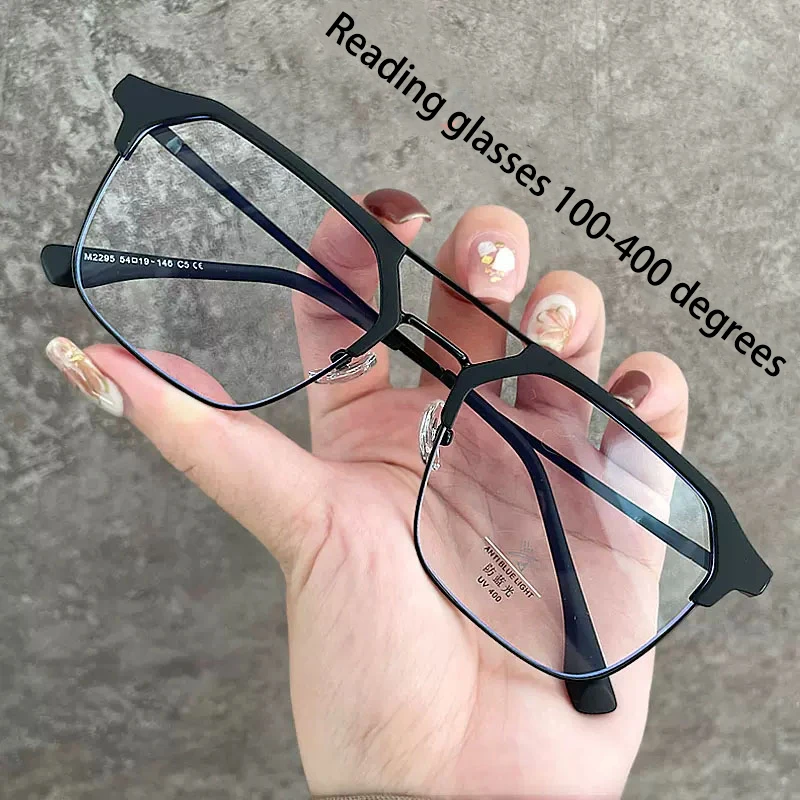 Shatar neue Lesebrille Männer Anti Blaulicht High Definition großen Rahmen mittleren Alters ältere Frauen Mode hochwertige