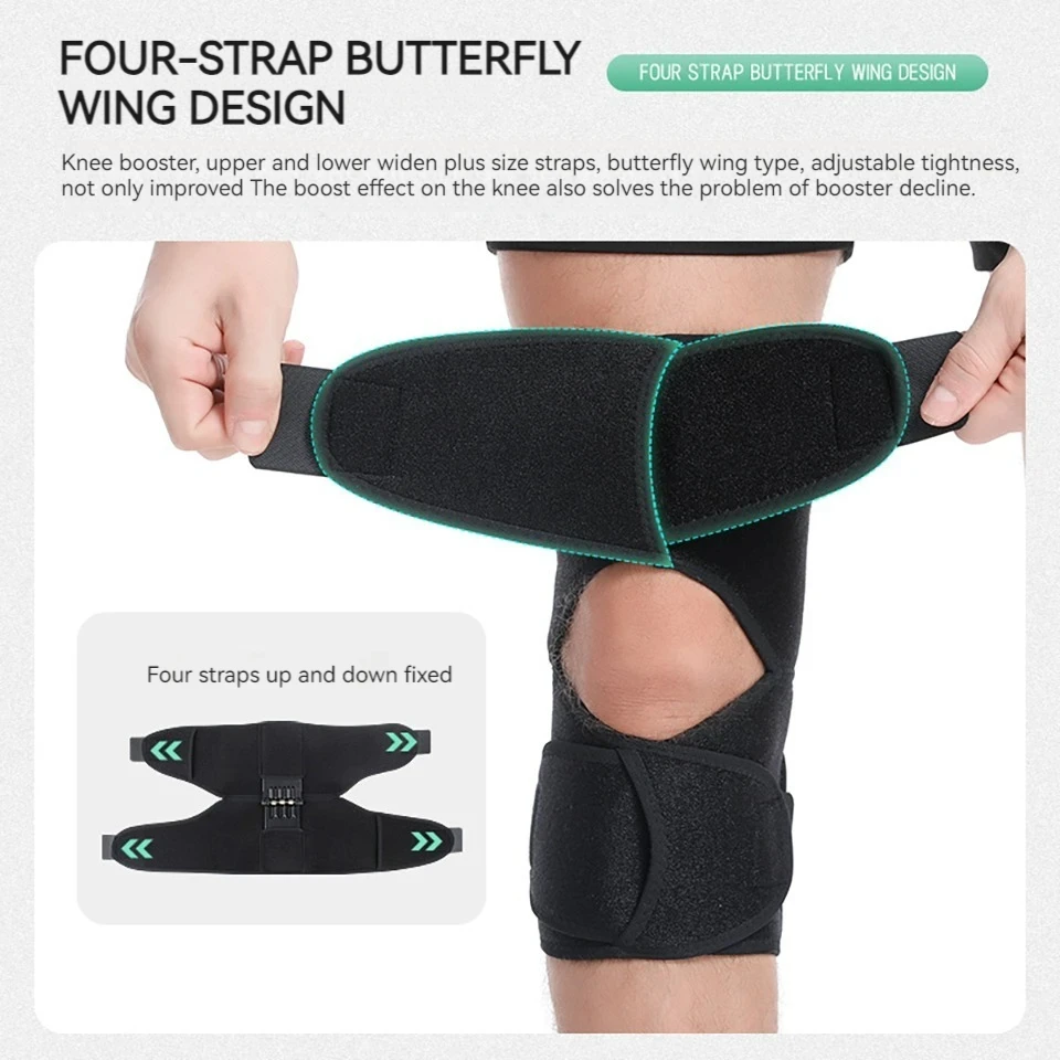 Knee Support Medical Power Lift Knee Weakly Brace Joint Support Spring Stabilizer Gym sports Heath Care Leg Stretcher 1Pcs knee support knee brace knee wraps knee support sleeve