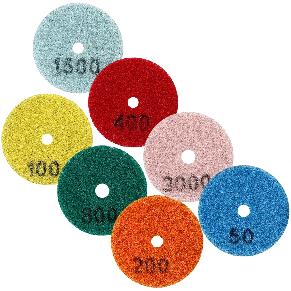 

2 Inch 50mm D-iamond Polishing Pads Wet/Dry Granite Stone Concrete Marble Sanding Grinding Discs 8mm(Approx.)