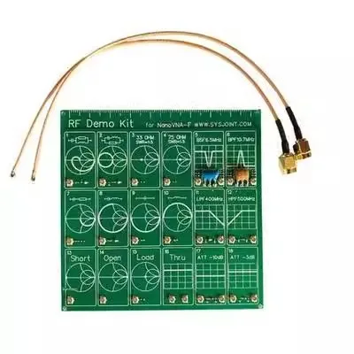 Nanovna filtro atenuador vna rf placa de teste testador kit demonstra&ccedil;&atilde;o m&oacute;dulo placa de ensaio analisador rede ferramenta unive