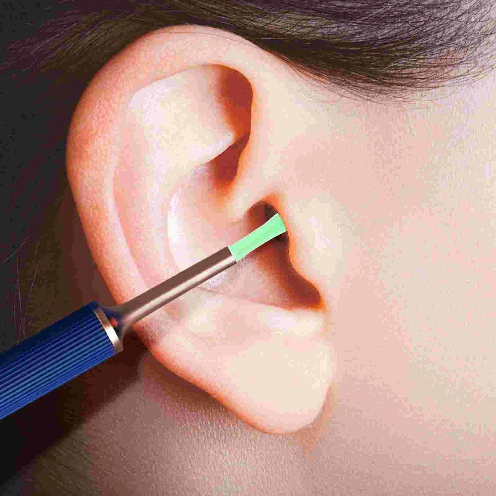 10 Pcs Ear Scoop Accessories Wax Cleaner Cover Silicone Spoon Earplugs Sleeves Silica Gel Replacement Reusable 5