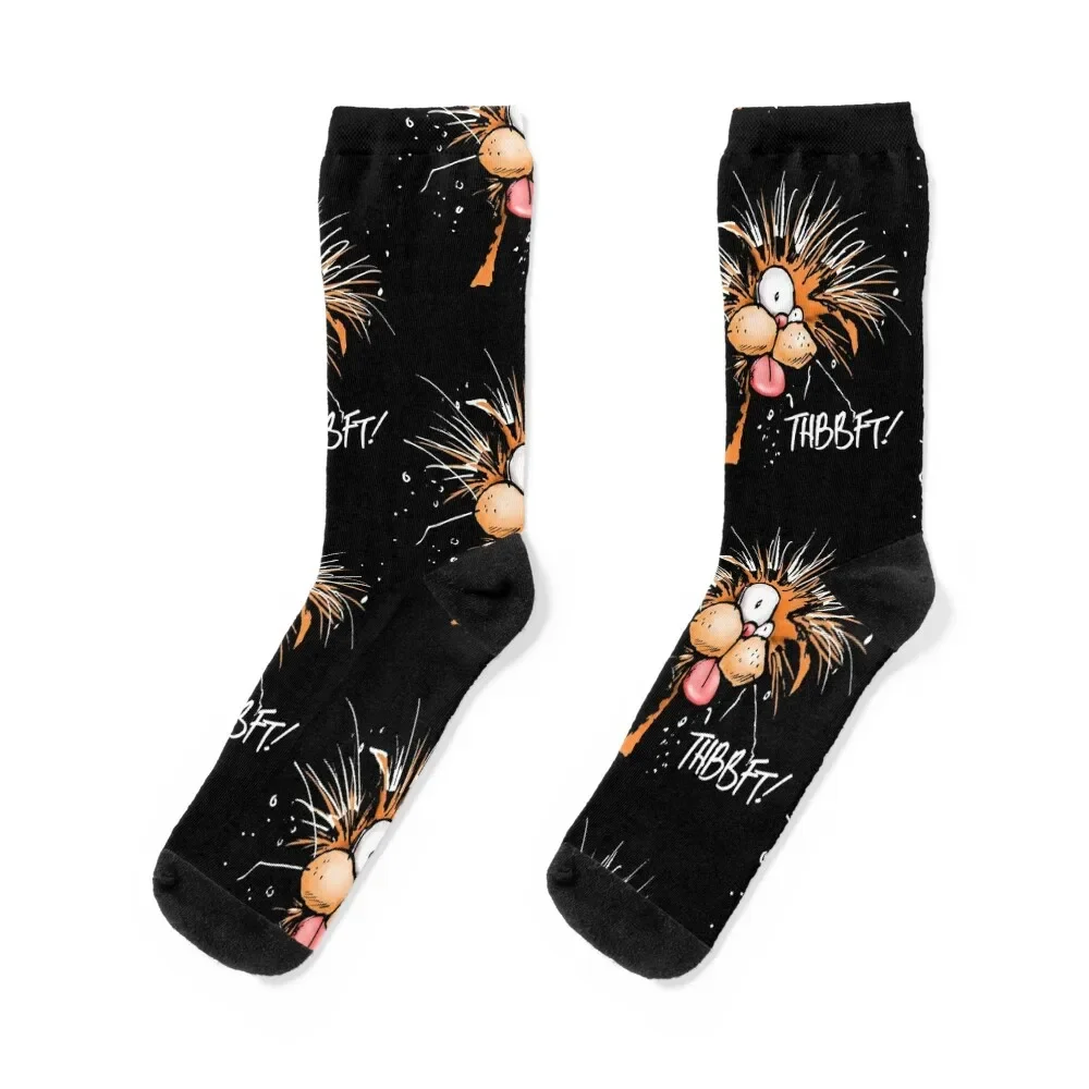 

Bloom County Bill The Cat Thbbft! Funny Cartoon Socks Stockings ankle kids Socks For Girls Men's