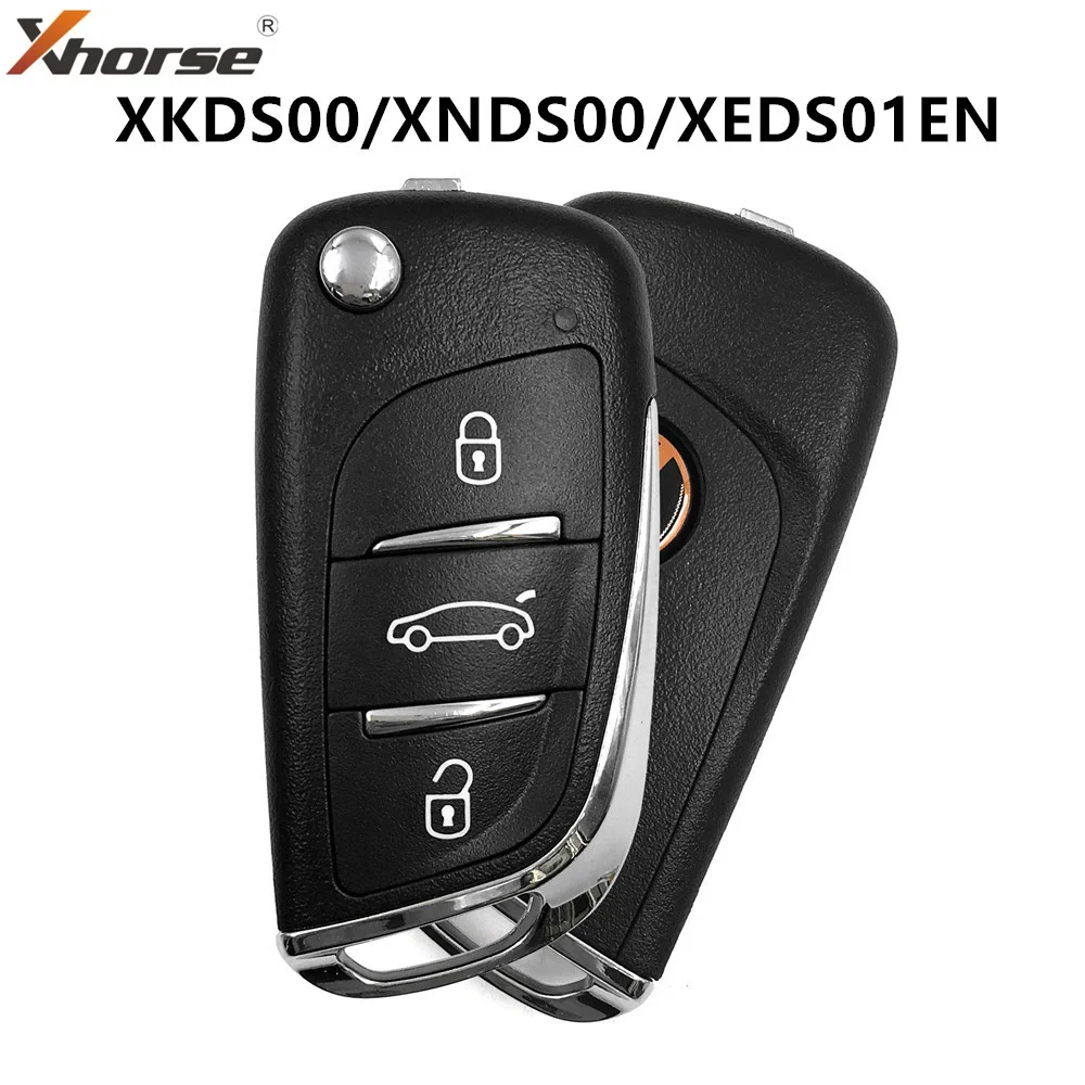 1/5/10pcs,Xhorse VVDI2 Wire/Wireless Universal Super Remotes Key 3 Buttons XK/XN/XEDS01EN For VVDI MINI Key Tool MAX Programmer