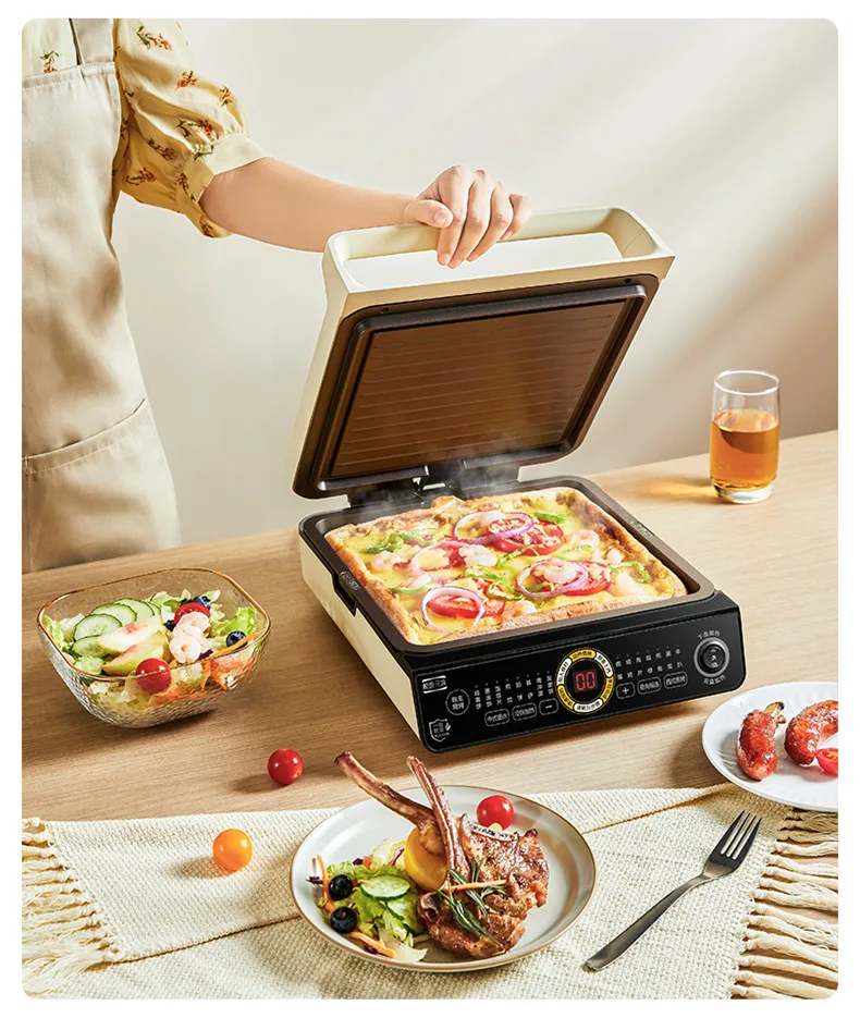 Electric Waffle Maker 9PCS Mini Dutch Pancake Maker Dorayaki Machine  Waffreras Kitchen Home Appliance Snack Gaufriers - AliExpress
