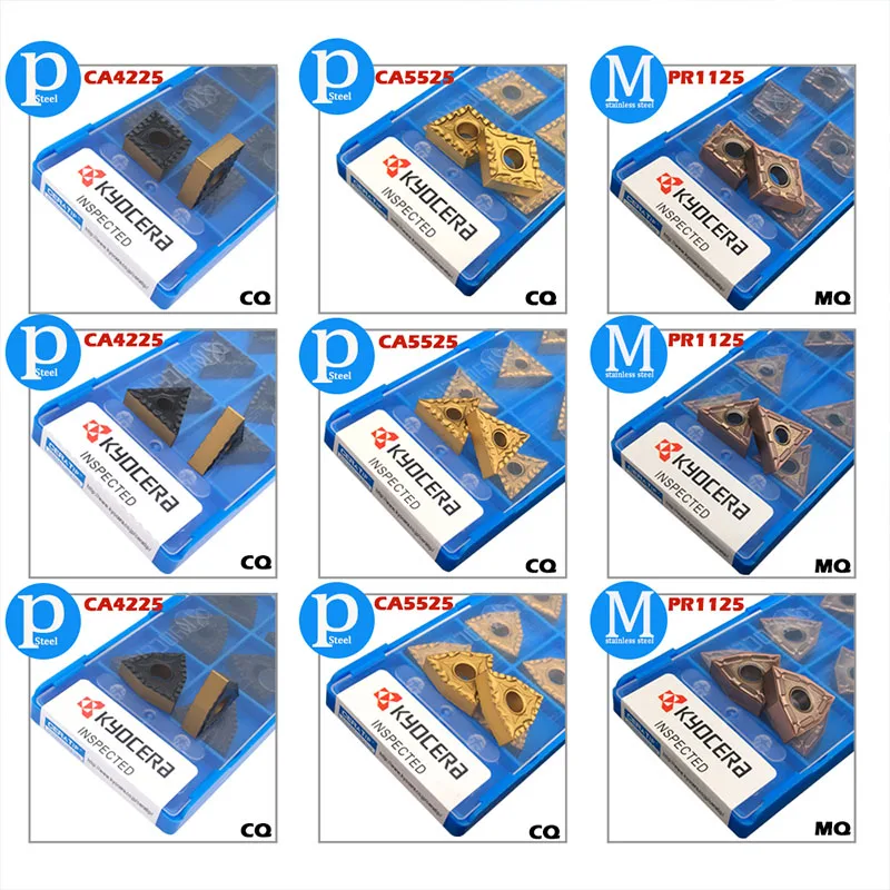 CNMG120408 CQ CA4225 TNMG160408 WNMG080408 CA5525 PR1125 100% Original Turning Tool Carbide Inserts CNMG High Quality Lathe Tool