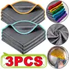 3PCS Carbon Microfiber Cleaning Cloth Lint Free Reusable Kitchen Dish Cloth Glass Window Polishing Streak Free Miracle Clean Rag 1