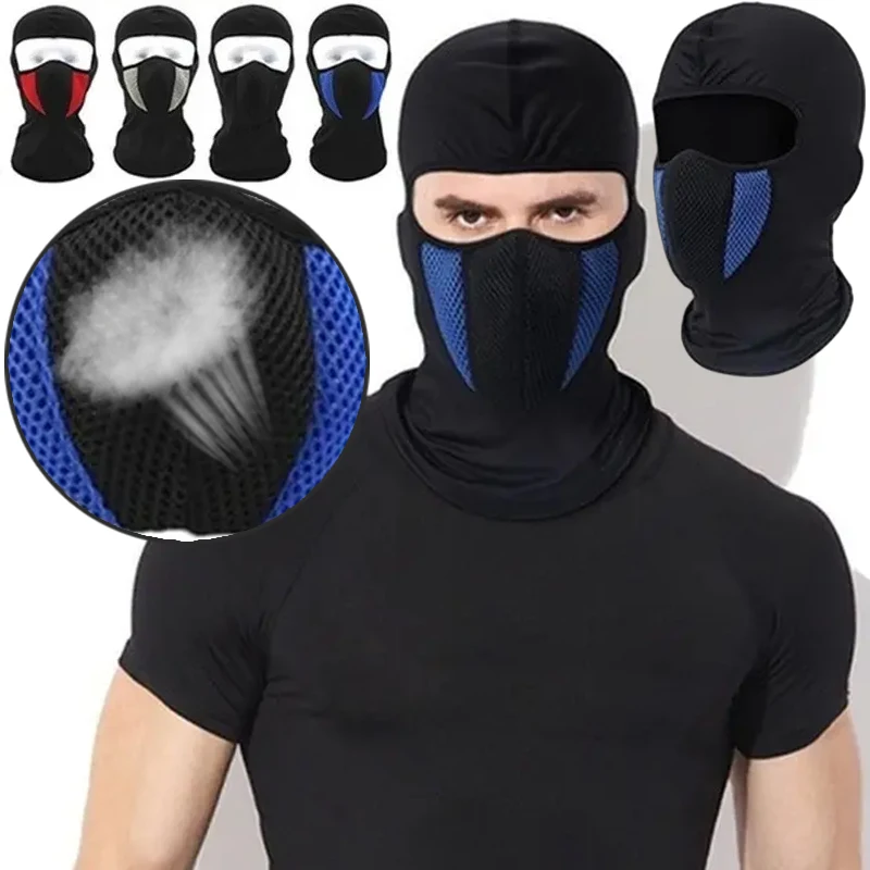 

Breathable Motorcycle Balaclava Full Face Mask Hat Cycling Sports Dustproof Windproof Scarf Headgear Men Women Neck Face Tubes