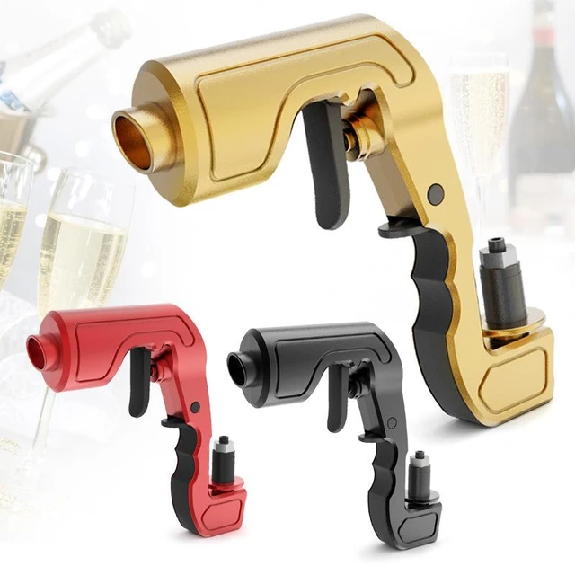 Champagne Wine Sprayer Pistol Beer Bottle Durable Spray Gun Shoot