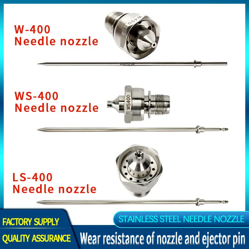 

W400 Spray Gun Kit Nozzle Needle Aircap Set WS400 LS400 Pneumatic Tool Parts Sprayer Component