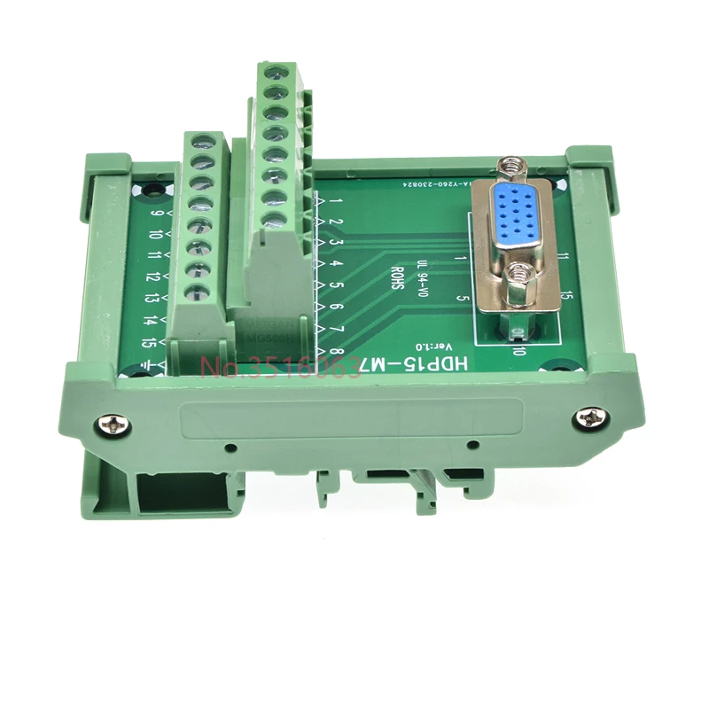 Connecteur de D-SUB DB15 femelle-mâle connecteur adaptateur Jack