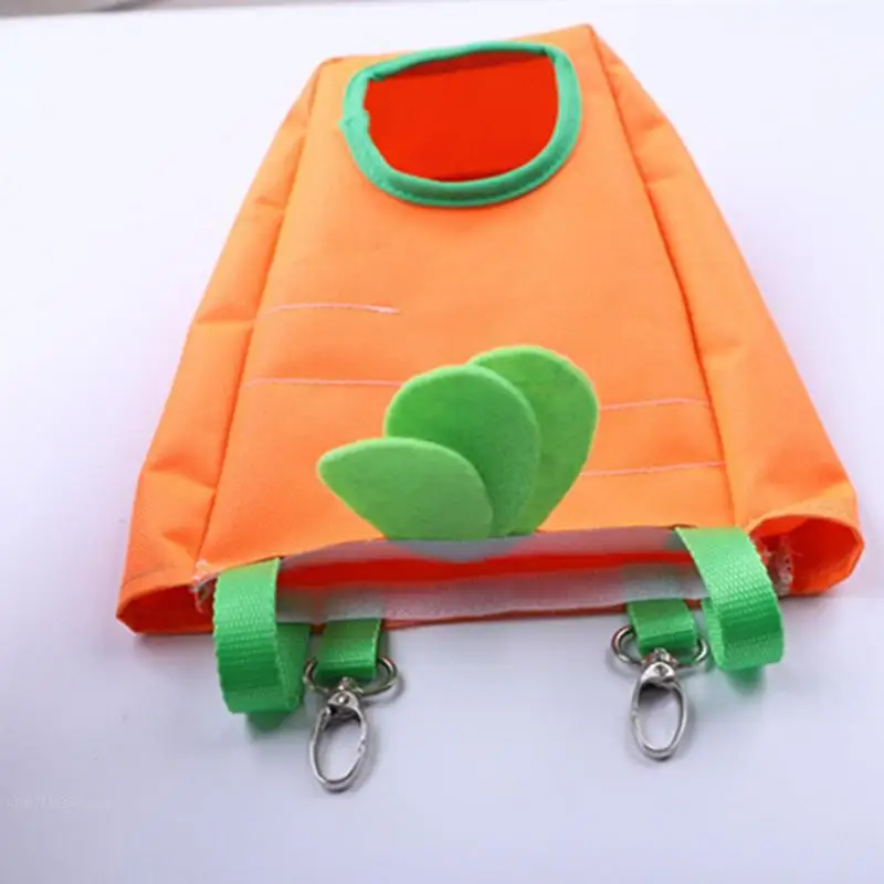 Rabbit Hay Feeder Carrot Shape with Hooks for Rabbit Guinea Pig
