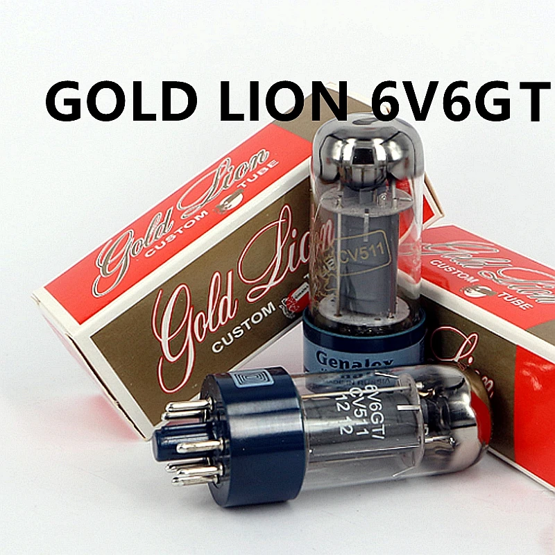 Вакуумная трубка GOLD LION 6V6GT 6V6 замена 6P6P 6F6 заводское тестирование и соответствие |