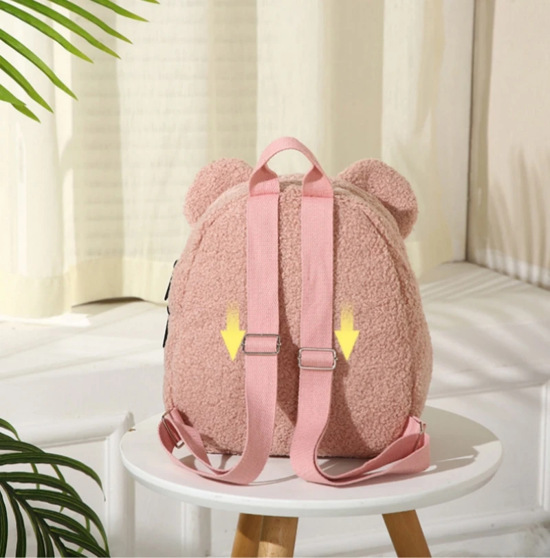 Custom Teddy Bear Backpack Embroidered Name Kids School Backpack Children's Day Party Gifts Birthday Bags with Personalized Name