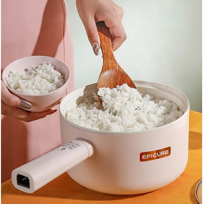 220V 1.8L 2.5L Multifunctional Electric Hot Pot Ceramic Glaze Non-stick Pot Dormitory Household Smart Electric Cooking Pot 2