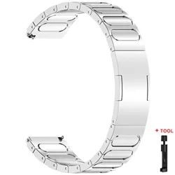 Luxury Titanium Metal Bracelet - 22mm (Silver)