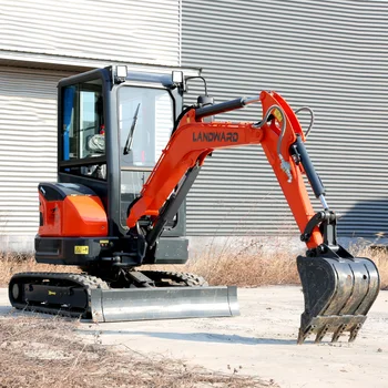 Customized High Quality Kubota Engine 2.5 Ton Hydraulic Mini Excavator Construction Machinery 1800KG Micro Excavation With Cabin 1