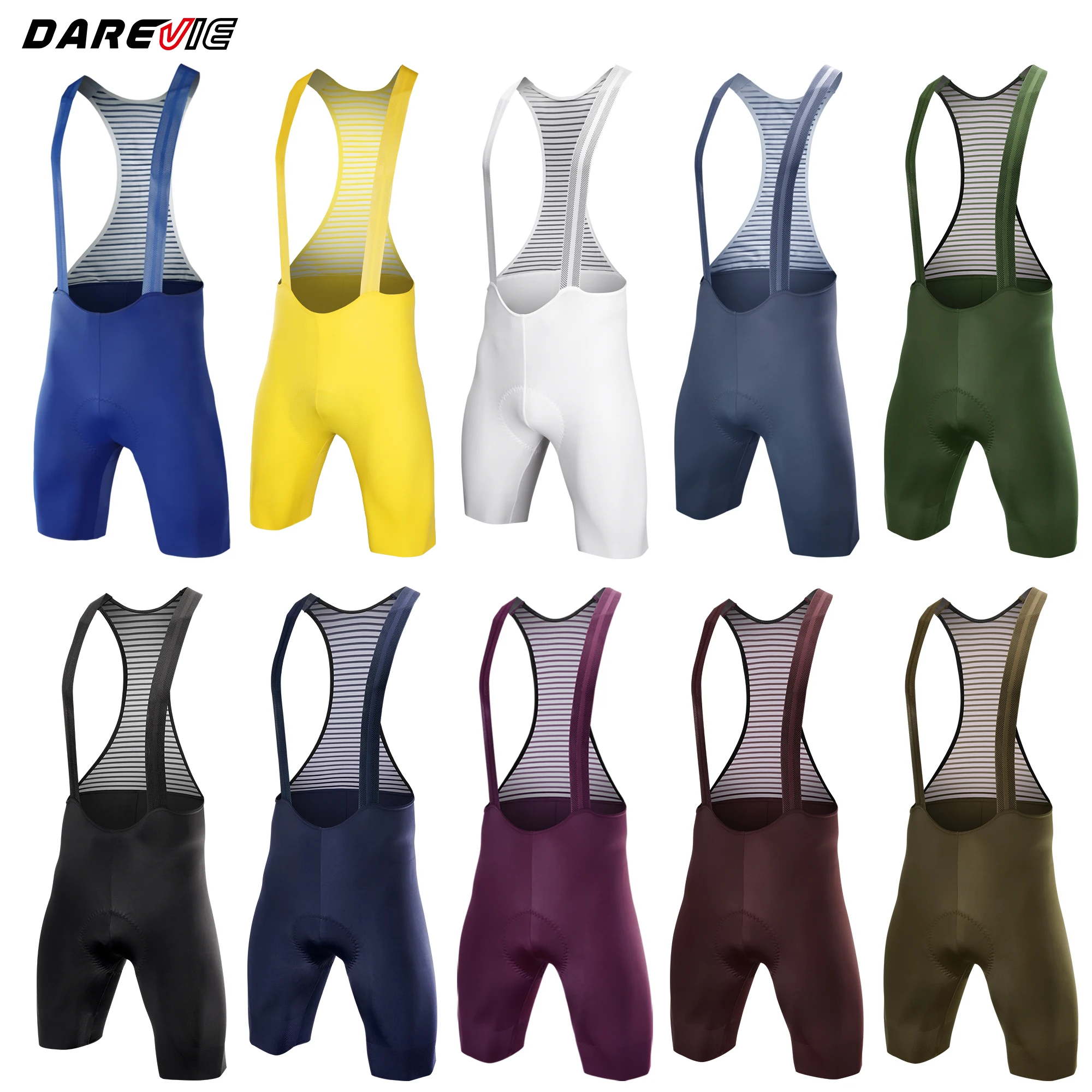DAREVIE Men's Cycling Bretelle Seamless 2.0 PRO Level Men Women Cycling Shorts Men's Cycling Bib Shorts Men's Cycling Shorts