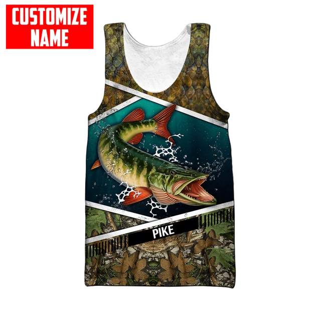 Hot Custom Name Tuna/catfish Fishing Shirt Men's 3d Print Tank Top Fashion Tank  Top Summer Streetwear Unisex Tank Top - Tank Tops - AliExpress