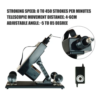 FREDORCH Popular Sex Machines for Woman Masturbating Pumping Sex Gun Adjustable Speed Love Machine for Women，Sex Toys 4