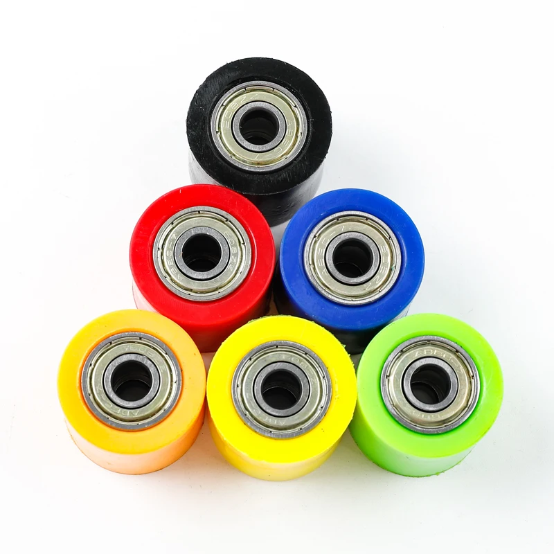 8mm 10mm Drive Chain Roller Pulley Slider Tensioner Wheel Guide For BSE CRF CR XR Dig Pit Bike Motocross ATV Motorcycle