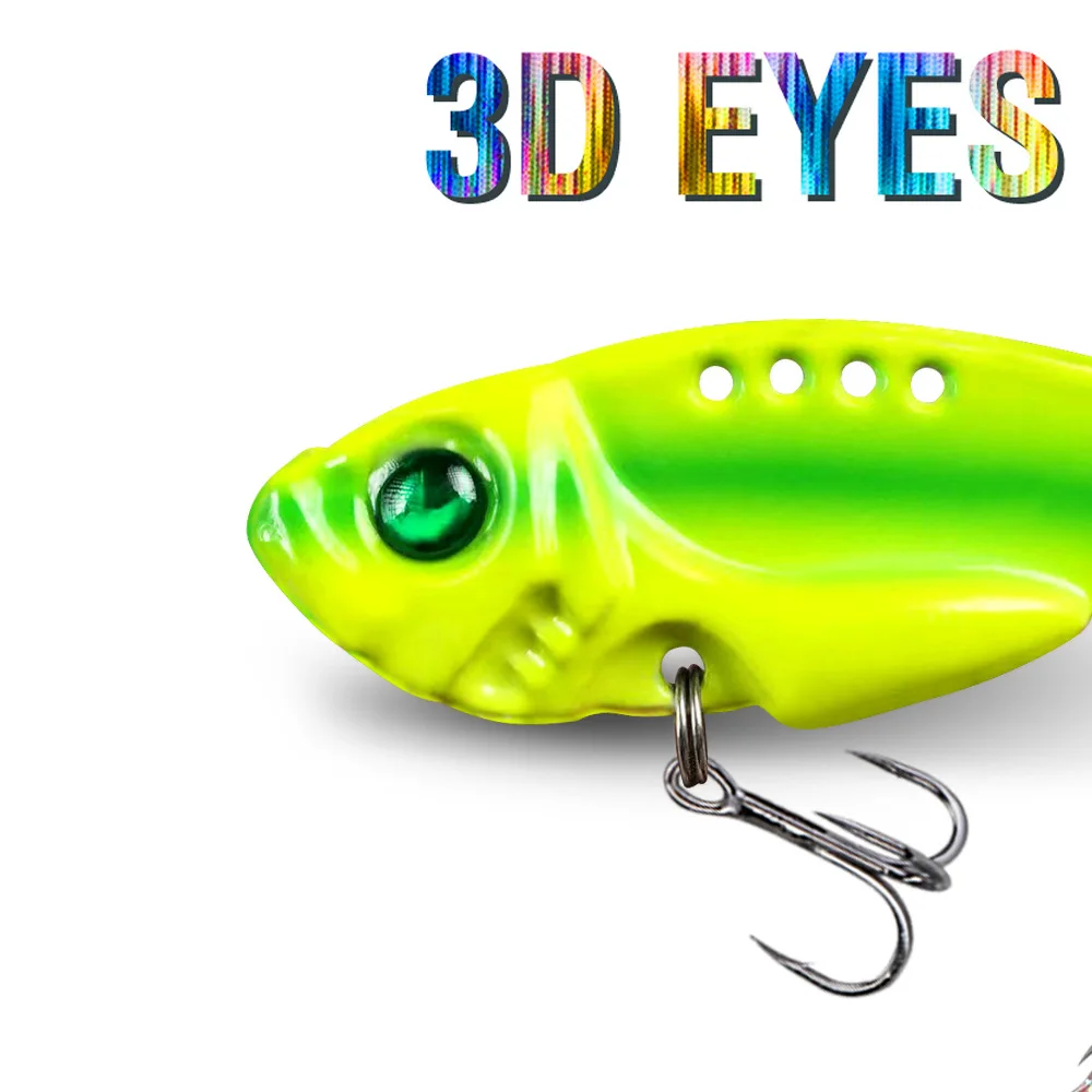 Metal Spoon Fishing Lures 3g-20g Pike Treble Hook Wobbler Hard Bait AU