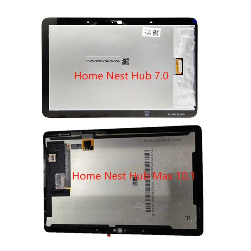 Display Di Ricambio Per Google Home Nest Hub 2nd Generazione - Schermo LCD Touch 7 Pollici, Colore Bianco, Con Kit Strumenti