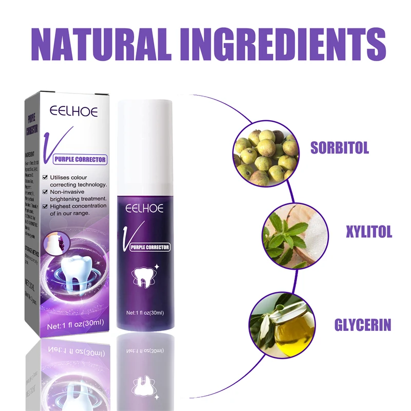 Teeth Whitening Mousse Toothpaste Yellow Teeth Cleaning Removing Bad Breath Stain Oral Keep Fresh Tooth Whitening Care Product teeth whitening toothpaste teeth cleaner