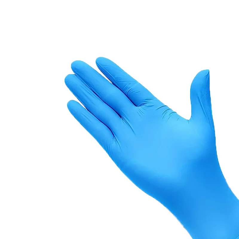 thumbnail image 1 of Guantes de nitrilo azules desechables, resistentes al agua, duraderos, para tatuajes, uñas, mascotas, baño, herramientas de limpieza del hogar, 50/100 unidades, 1 of 5