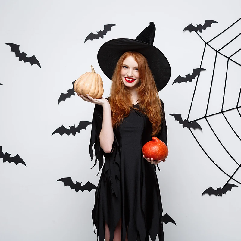 10/1pcs Halloween Wizard Hat for Kids Adults Halloween Party Cosplay Costume Decoration Witch Hat Home Yard Hanging Horror Props halloween witch hat