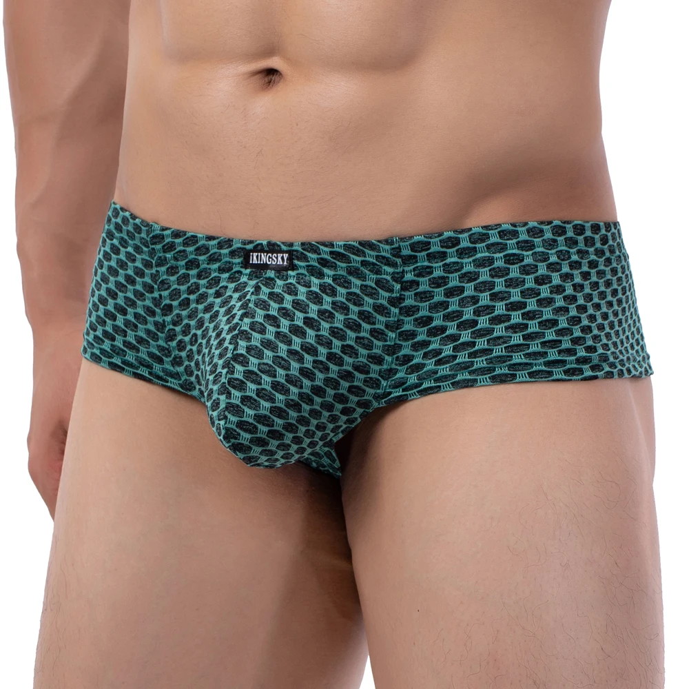 iKingsky Men's Sexy Cheeky Boxer Briefs Mini Cheek Thong Underwear Sporty  Pouch T-back Under Panties for Men - AliExpress